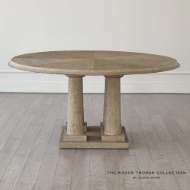 Picture of TITIAN DINING TABLE-GREY SANDBLASTED OAK-60" TOP