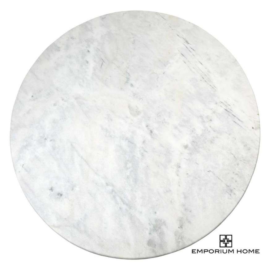 Picture of FLUTE TABLE TOP-ROUND-WHITE MARBLE-60"