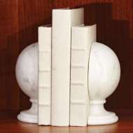 Picture of S/2 MARBLE SPHERE BOOKENDS