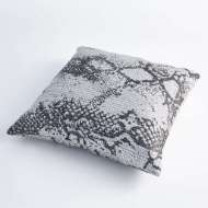 Picture of SHIMMER SNAKE SKIN PILLOW-SILVER