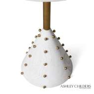 Picture of SPHERES DRINK TABLE-WHITE BURL