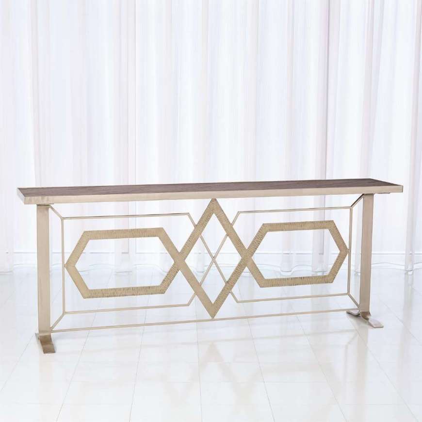 Picture of UMAID PALACE CONSOLE-NICKEL