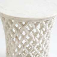 Picture of MARBLE ARABESQUE SIDE TABLE