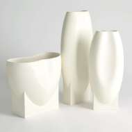 Picture of ORPHEUS VASES AND LOW BOWL-IVORY