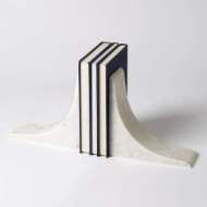 Picture of SLEEK BOOKENDS-WHITE