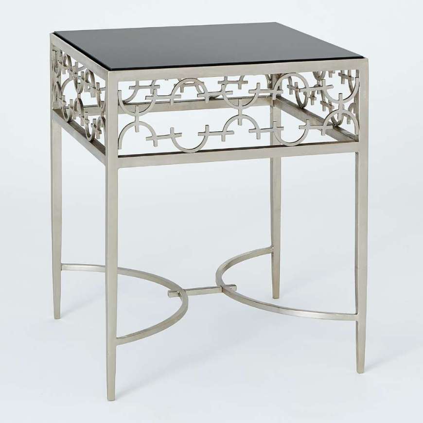 Picture of C-FRET SIDE TABLE-SILVER