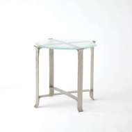 Picture of MELTING GLASS SIDE TABLE-NICKEL