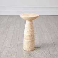 Picture of TAPERED ACCENT TABLE-TRAVERTINE