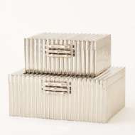 Picture of CORRUGATED BAMBOO BOX-NICKEL