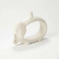 Picture of ELEPHANT VASE-MATTE WHITE