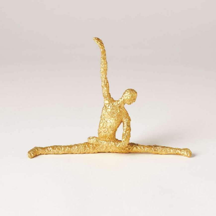 Picture of FIGURAL MALE DANCER-SPLITS-TEXTURED GOLD