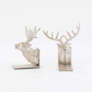 Picture of REINDEER BOOKENDS-SILVER FINISH