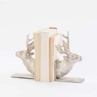 Picture of REINDEER BOOKENDS-SILVER FINISH