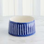 Picture of STRIPED ORGANIC POT-COBALT