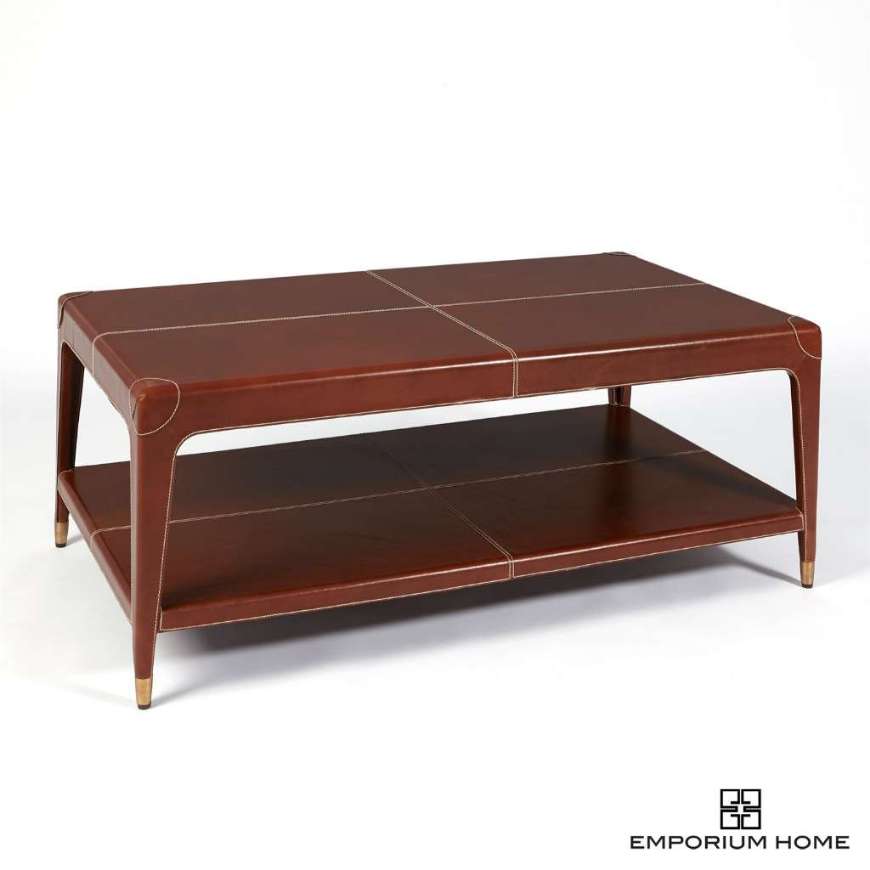 Picture of EMPORIUM HOME TIBURTINA COCKTAIL TABLE-SADDLE