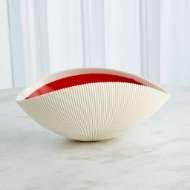 Picture of PLEATED BOWL COLLECTION-DEEP RED