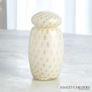 Picture of GLASS COLLECTION-WHITE/GOLD BUBBLES