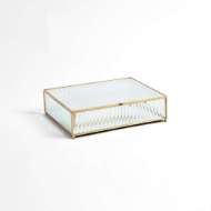 Picture of REEDED GLASS BOXES-CLEAR