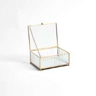 Picture of REEDED GLASS BOXES-CLEAR