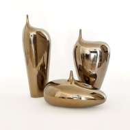 Picture of OFFSET NECK OBJECTS-BRONZE CRACKLE