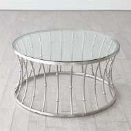 Picture of AURORA COCKTAIL TABLE-BRUSHED NICKEL