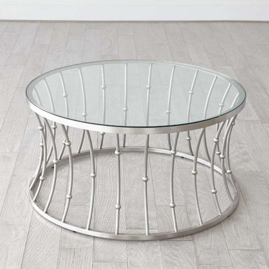 Picture of AURORA COCKTAIL TABLE-BRUSHED NICKEL