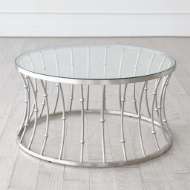 Picture of AURORA COCKTAIL TABLE-BRUSHED NICKEL