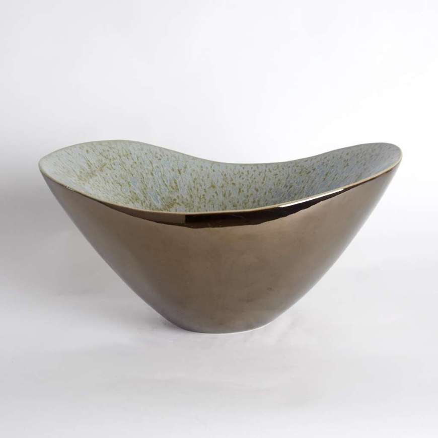 Picture of MARTA'S BOWL-BRONZE REACTIVE BLUE