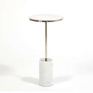 Picture of CORED MARBLE TABLES-NICKEL