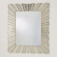 Picture of LINEN FOLD MIRROR-SILVER