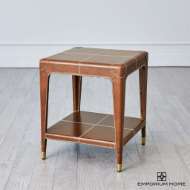 Picture of EMPORIUM HOME TIBURTINA END TABLE-SADDLE