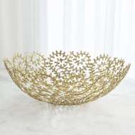 Picture of LEAFY BOWLS-BRASS