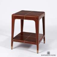 Picture of EMPORIUM HOME TIBURTINA END TABLE-SADDLE