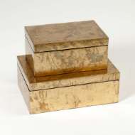 Picture of LUXE GOLD LEAF BOXES