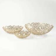 Picture of LEAFY BOWLS-BRASS