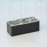 Picture of CRATER TOP BOX-NICKEL-BLACK GRANITE-RECTANGULAR