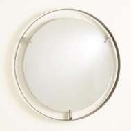 Picture of FLOATING MIRROR-NICKEL CLIPS-NATURAL IRON RIM