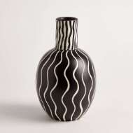 Picture of GRAPHIC VASES-BLACK/WHITE