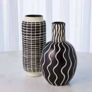 Picture of GRAPHIC VASES-BLACK/WHITE