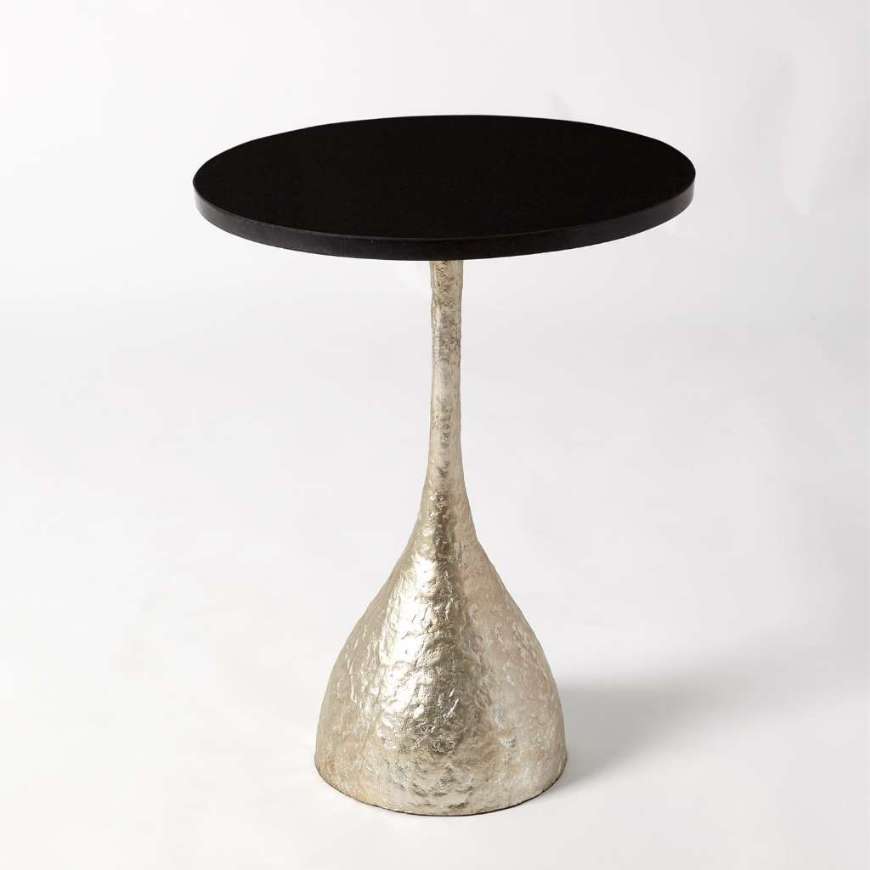 Picture of GOBLET TABLE-SILVER LEAF