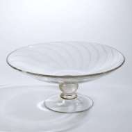 Picture of SPIRAL PALACE FOOTED BOWL-CLEAR