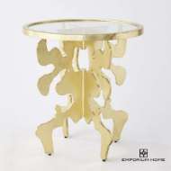 Picture of INK BLOT SIDE TABLE-GOLD LEAF