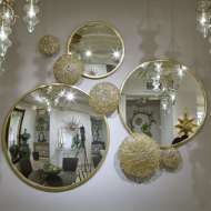 Picture of HOOP CONVEX MIRROR-BRASS