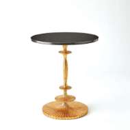 Picture of FLUTED SIDE TABLE-GOLD LEAF