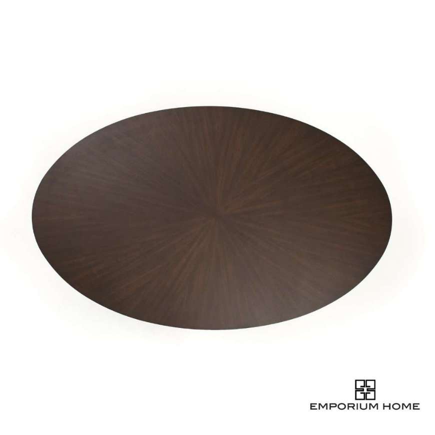 Picture of FLUTE TABLE TOP-OVAL-WALNUT-78"