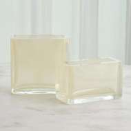 Picture of RECTANGLE BLOCK VASES-GOLD