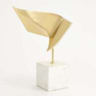 Picture of WAVE SCULPTURE-BRASS