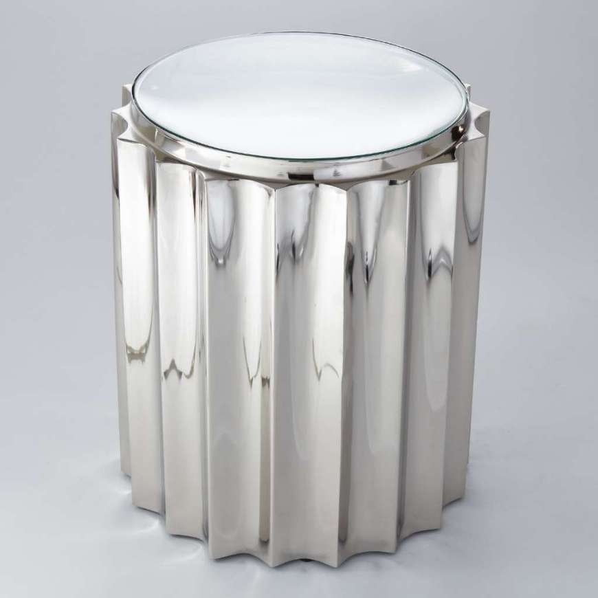 Picture of FLUTED COLUMN TABLE-NICKEL