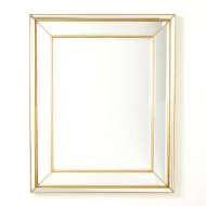 Picture of BEVEL ON BEVEL MIRROR-GOLD LEAF