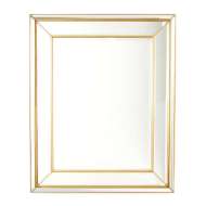 Picture of BEVEL ON BEVEL MIRROR-GOLD LEAF